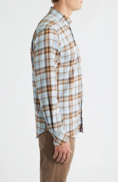 James Campbell Winstead Trim Fit Plaid Cotton Button-up Shirt In Multi