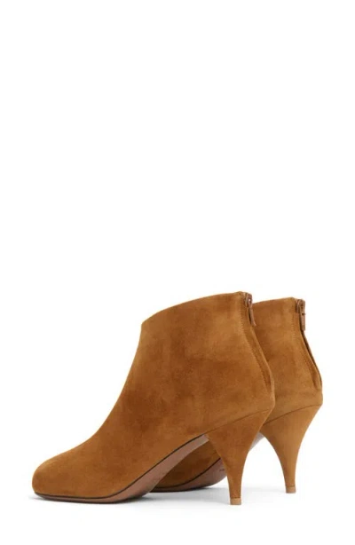 Mansur Gavriel Suede Leather Heeled Boots In Brown