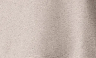 Eileen Fisher Melange Fine Organic Cotton Jersey Round Neck Tee In Neutral