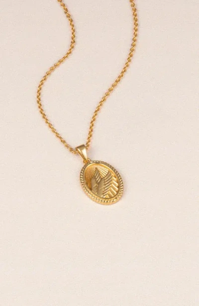 Vincero Victory Wings Pendant Necklace In Gold