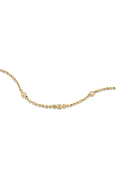 Vincero The Sapphire Trio Station Bracelet In Gold