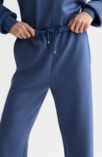 Scotch & Soda Tie Waist Sweatpants In Blue