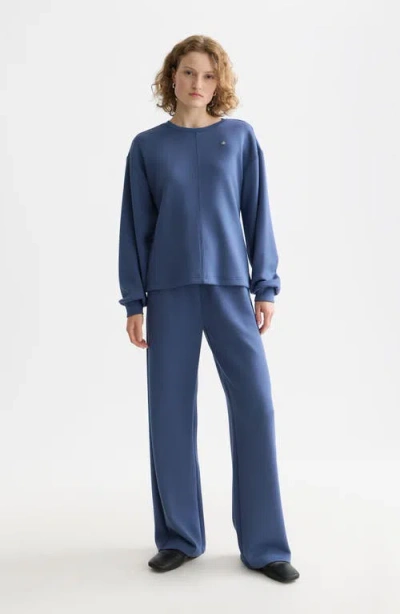 Scotch & Soda Tie Waist Sweatpants In Blue