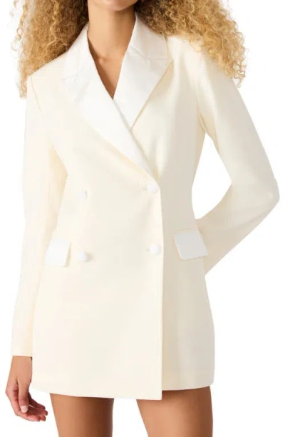 Steve Madden Merida Blazer Romper In White