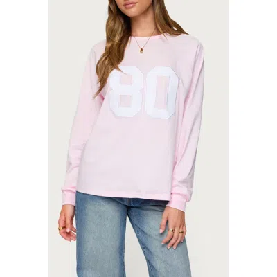 Edikted 80 Oversized T-shirt In Pink