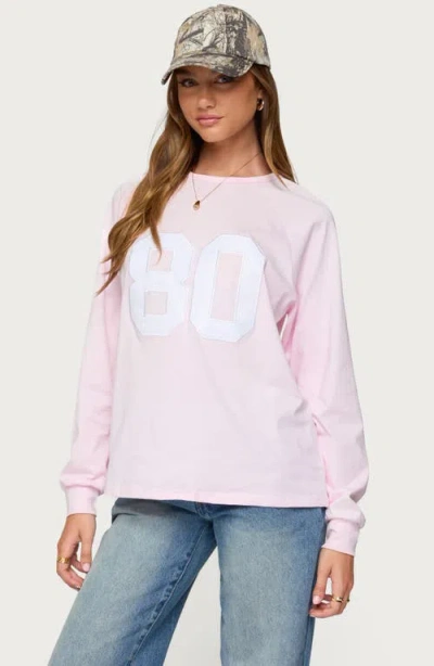 Edikted 80 Oversized T-shirt In Pink
