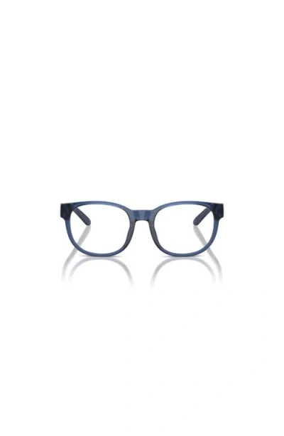 Polo Ralph Lauren 45mm Round Optical Glasses In Blue