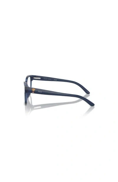 Polo Ralph Lauren 45mm Round Optical Glasses In Blue