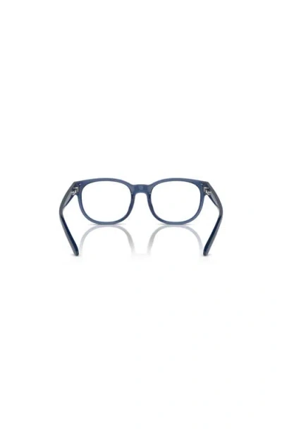 Polo Ralph Lauren 45mm Round Optical Glasses In Blue