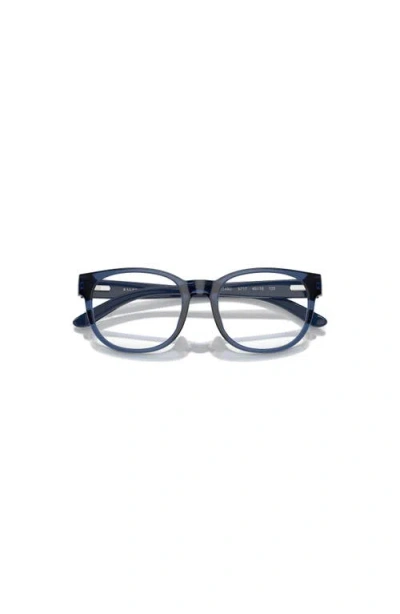 Polo Ralph Lauren 45mm Round Optical Glasses In Blue