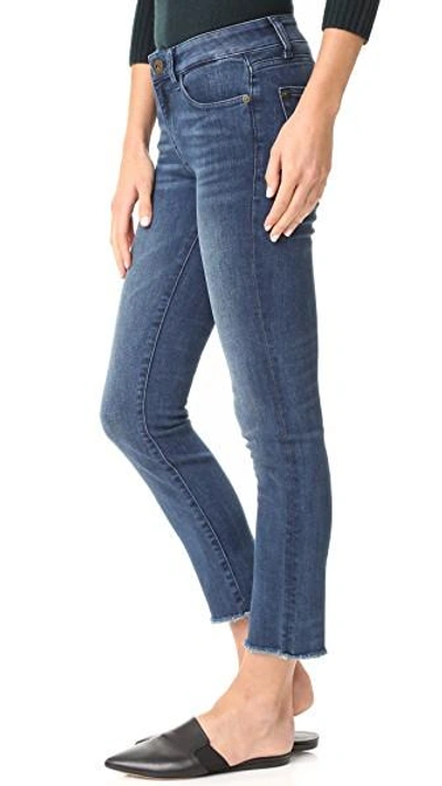 Shop Dl1961 1961 Mara Instasculpt Straight Cropped Jeans In Alias