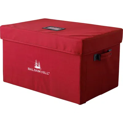 Balsam Hill Ornament Storage Box In Red
