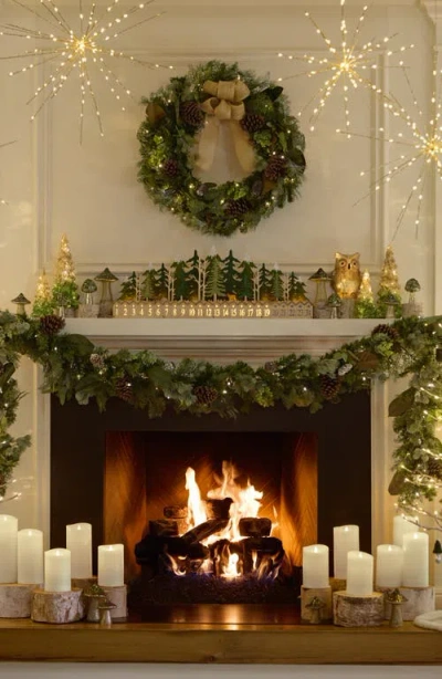 Balsam Hill Woodland Glass Mushroom Set In Gold