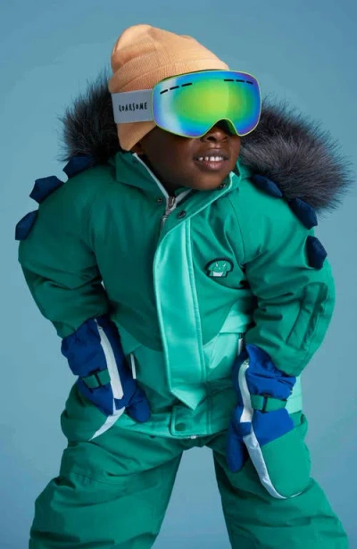 Roarsome Kids Ski Gloves In Blue