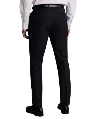 Charles Tyrwhitt Slim Fit Italian Flannel Suit Pants In Blue