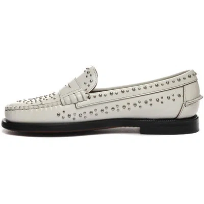 Sebago Classic Dan Loafer White With Studs In Multi