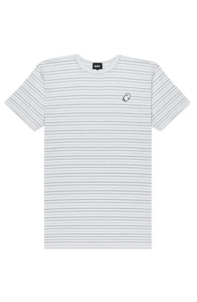 Dalix Mens Ghost Striped Jersey Tee In Multi