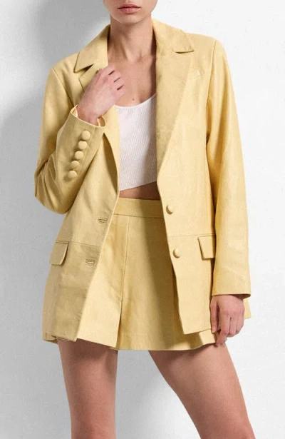 As By Df Willow Upcycled Leather Blazer In Multi