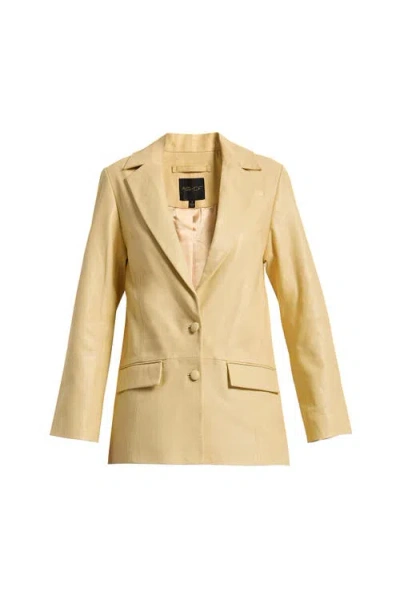 As By Df Willow Upcycled Leather Blazer In Multi