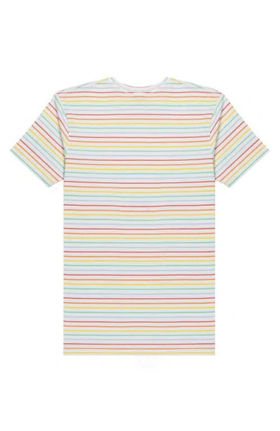 Dalix Mens Ghost Striped Jersey Tee In Multi