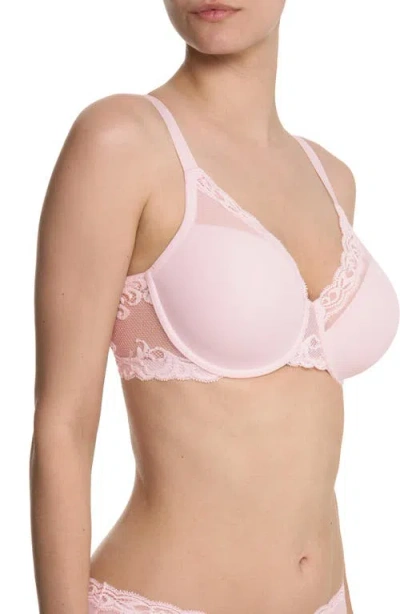 Natori Feathers Full Figure Plunge T-shirt Bra In Pink
