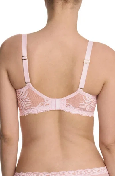 Natori Feathers Full Figure Plunge T-shirt Bra In Pink