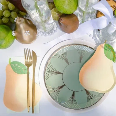 Jollity & Co . Le Dinner Pear Plates In Multi