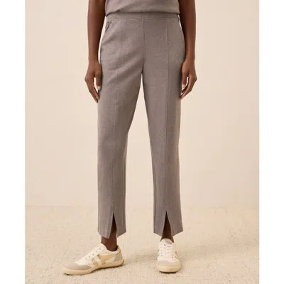 Pact Organic Cotton Airplane Tapered Leg Pant In Gray