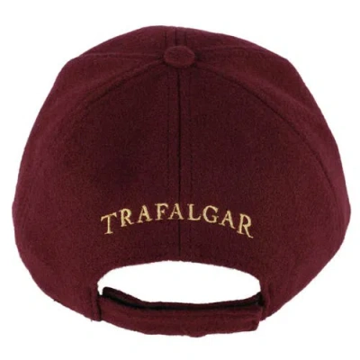 Trafalgar 's Solid Wool Touch Baseball Cap In Burgundy