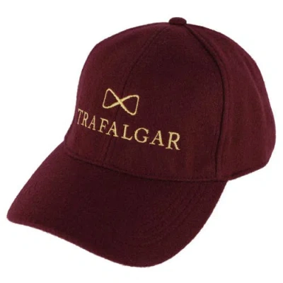 Trafalgar 's Solid Wool Touch Baseball Cap In Burgundy