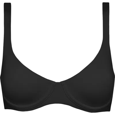 Cuup The Scoop Micro Bra In Black