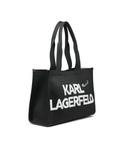 Karl Lagerfeld Kristina Large Tote Bag In Black