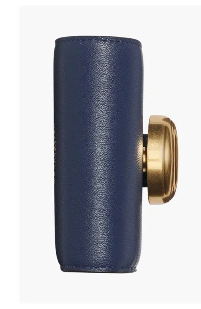 Donna Karan New York Valley Stream Small Wallet In Blue