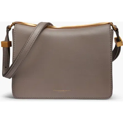 Donna Karan Jericho Flap Shoulder With Sculpted Hardware In Gray