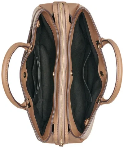 Karl Lagerfeld Meribel Satchel Bag In Brown