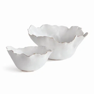 Napa Home & Garden Maribella Decorative Bowls Set Of 2 In White