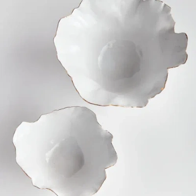 Napa Home & Garden Maribella Decorative Bowls Set Of 2 In White
