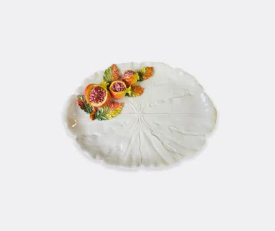 Les-ottomans Serving And Trays Multicolor Uni In White