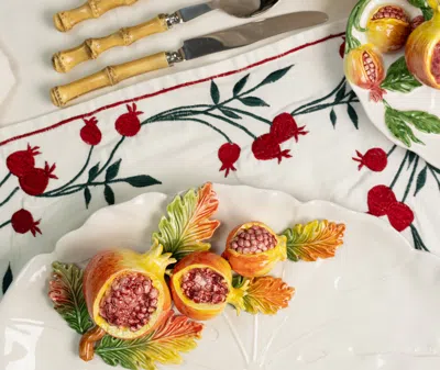 Les-ottomans Serving And Trays Multicolor Uni In White