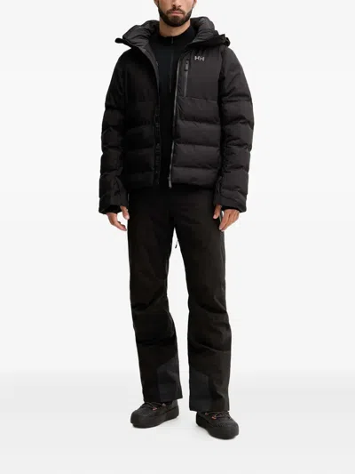 Helly Hansen Kvitfjell Race Hooded Ski Jacket In Black