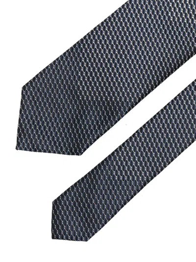 Brioni Silk Tie In Gray