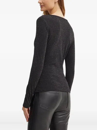 Karl Lagerfeld Ring-detail Top In Multi