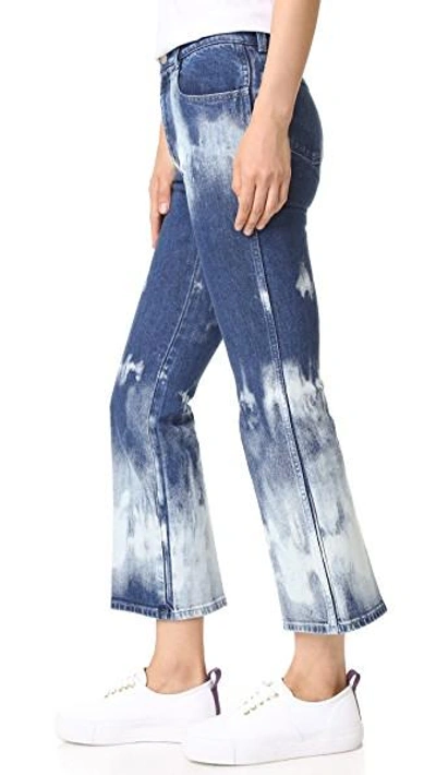 Shop Stella Mccartney Tie Dye Jeans In Bluette