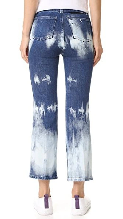 Shop Stella Mccartney Tie Dye Jeans In Bluette