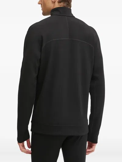 Icebreaker Zip-neck Sweatshirt In Black