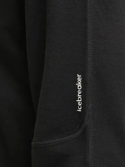 Icebreaker Zip-neck Sweatshirt In Black