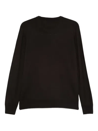 Fedeli Round-neck Long-sleeve T-shirt In Multi