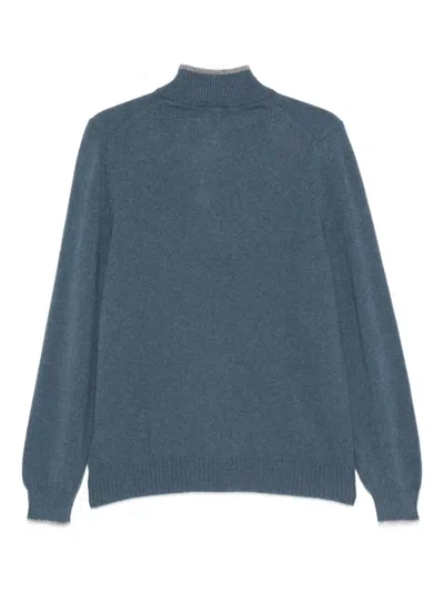 Fedeli Half-zip Sweatshirt In Multi