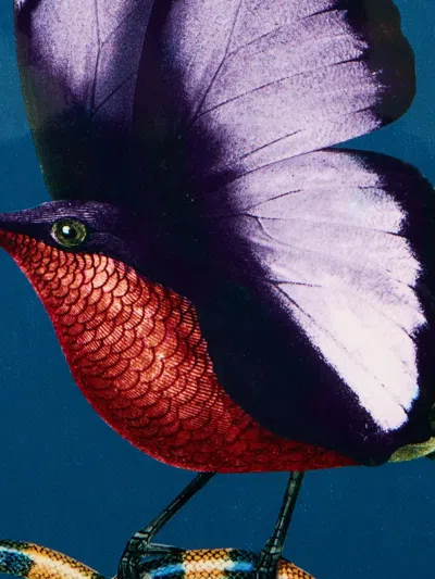 La Doublej Disk Placemat In Blue