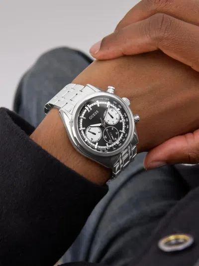 Guess Usa Chronograph Quartz 44mm In Gray